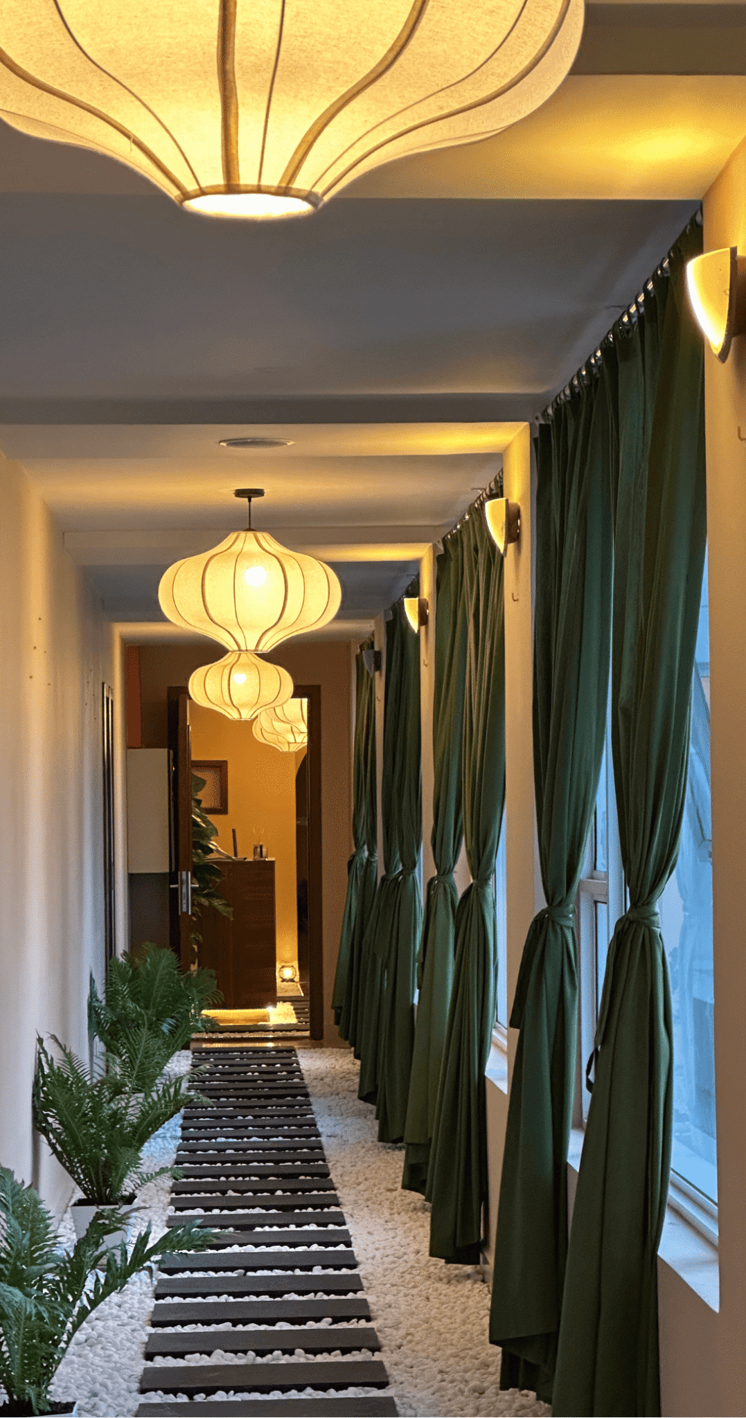 Spa hallway